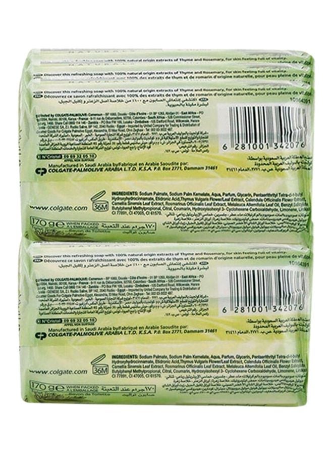 Palmolive - Naturals Herbal Extract With Rosemary & Thyme Soap 170 g Pack of 6 170x6grams - Image 1