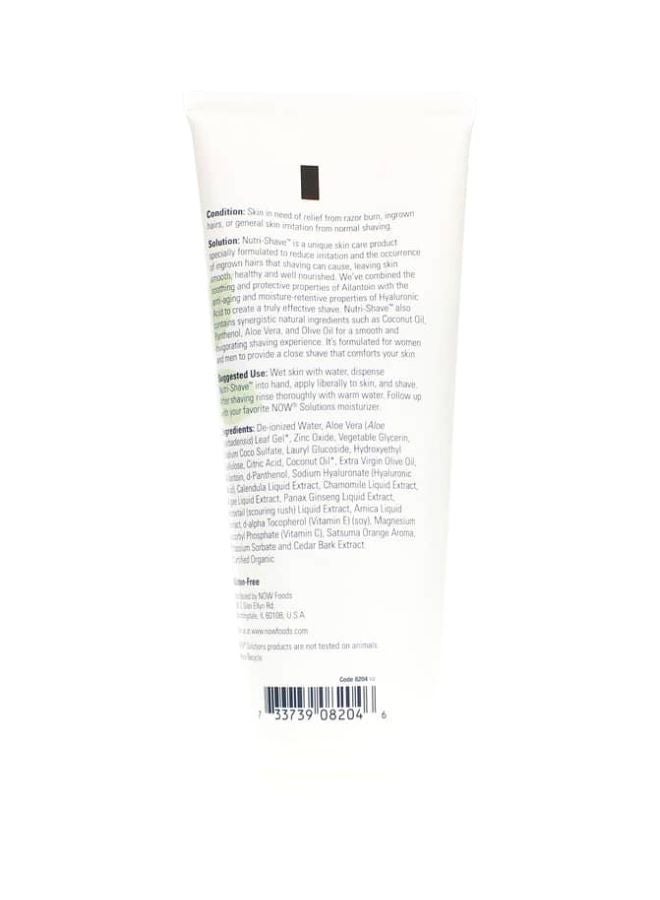Now Foods - Solutions Nutri-Shave Natural Shave Cream 237ml - Image 1