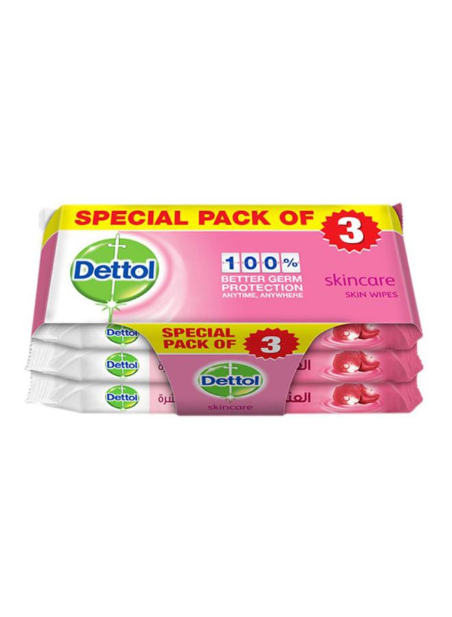 Dettol 30-Piece Skincare Wipes Pack Of 3