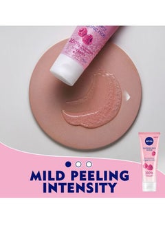 Nivea Face Glowing Scrub, Dry And Sensitive Skin, Organic Rice Bio Raspberry 75ml  - Image 5