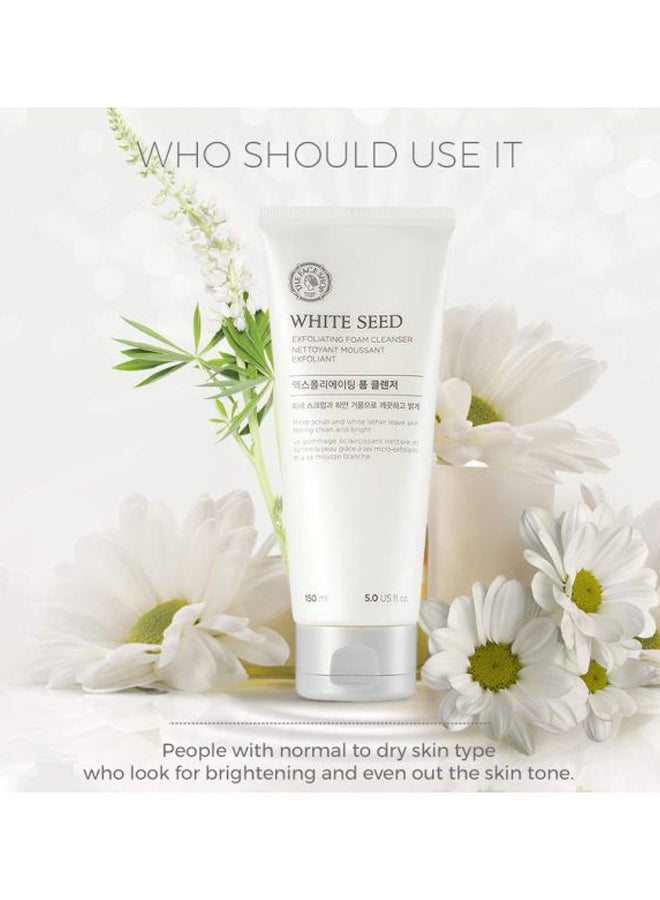 [The Face Shop] White Seed Exfoliating Foam Cleanser 150ml - https://f.nooncdn.com/p/v1616937507/N23805288A_6.jpg?width=original