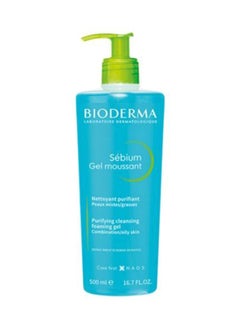 Bioderma Sebium Moussant Gel (1 + 1 Free) 500 ml + 200 ml 700ml  - Image 2