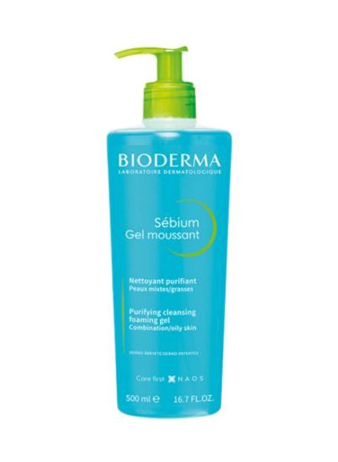 Bioderma Sebium Moussant Gel (1 + 1 Free) 500 ml + 200 ml 700ml  - Image 2