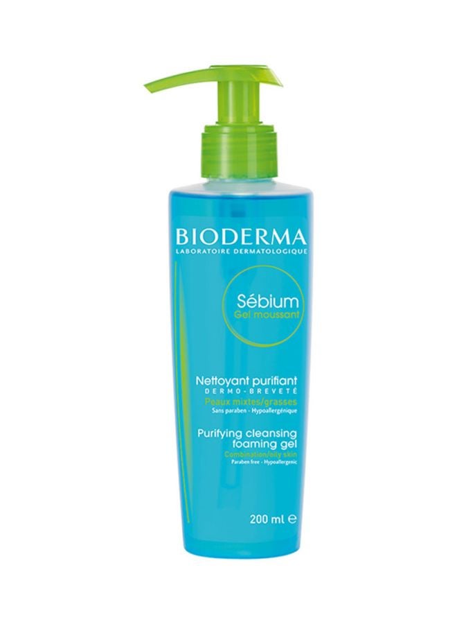 Bioderma Sebium Moussant Gel (1 + 1 Free) 500 ml + 200 ml 700ml  - Image 3