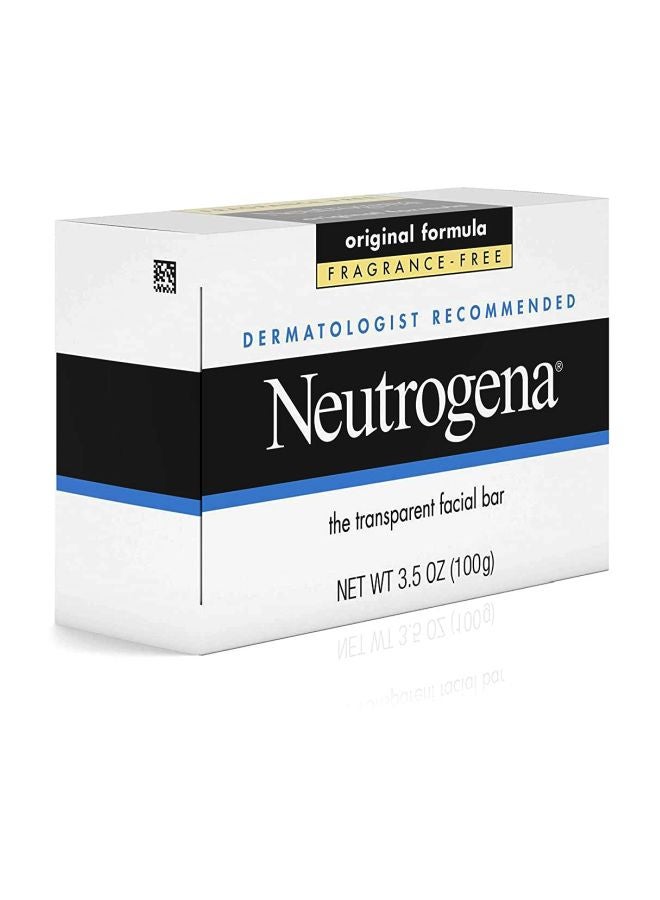 Neutrogena The Transparent Facial Bar Original Formula, Fragrance Free 3.50 oz (Pack of 5) 100grams - Image 3