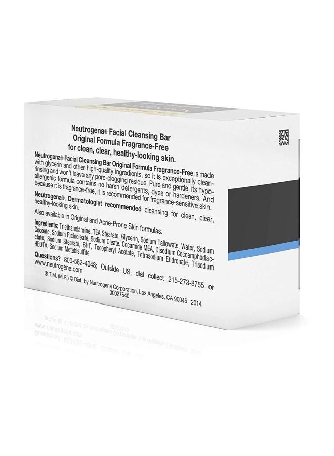 Neutrogena The Transparent Facial Bar Original Formula, Fragrance Free 3.50 oz (Pack of 5) 100grams - Image 4