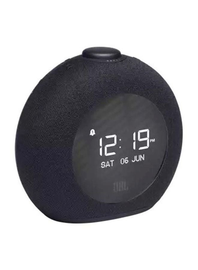 JBL - Horizon 2 Bluetooth Alarm Clock Speaker With FM Radio Black - Image 1