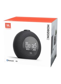 JBL Horizon 2 Bluetooth Alarm Clock Speaker With FM Radio Black  - Image 5
