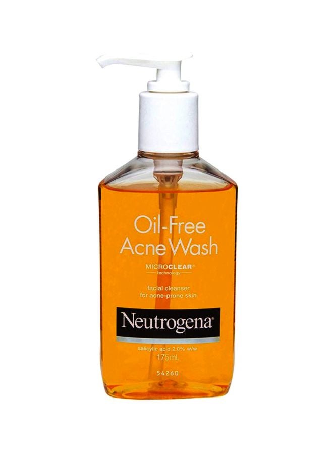 Neutrogena Oil-Free Acne Face Wash Orange 175ml  - Image 1