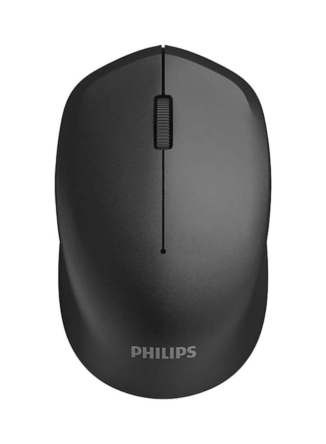 Philips 1600dpi Optical 2.4GHz Wireless Mouse Black  - Image 1