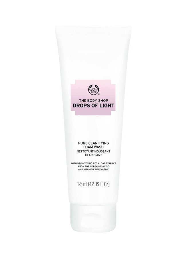 THE BODY SHOP - Drops Of Light Pure Clarifying Foam Wash 125ml - Image 1