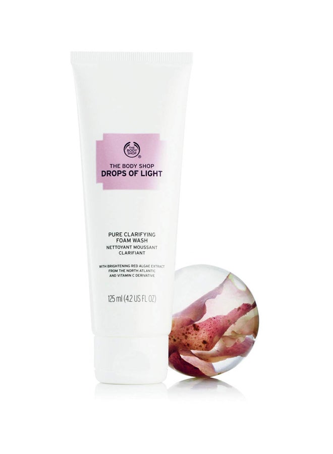 THE BODY SHOP - Drops Of Light Pure Clarifying Foam Wash 125ml - Image 1