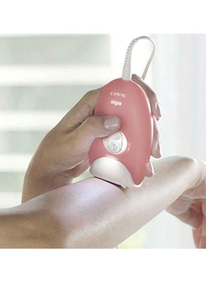 BRAUN Silk Epil 3 Leg And Body Epilator Pink/Silver 18x6.5x19.7cm  - Image 3