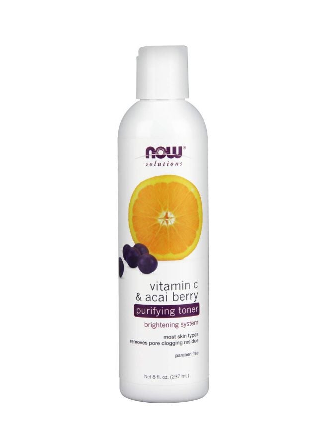 Vitamin C And Acai Berry Purifying Toner 237ml