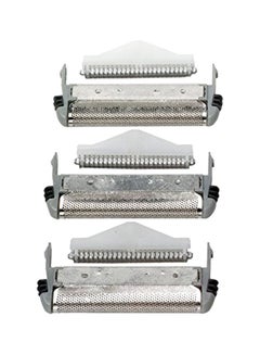 Pack Of 3 Replacement Screen And Cutters For Micro Screen 3TCT Shavers Grey 5.7X3.3X0.5inch