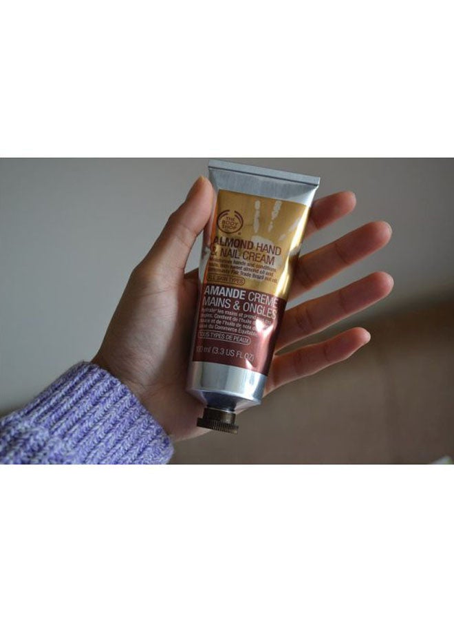 THE BODY SHOP - Almond Hand And Nail Cream 100ml - Image 1