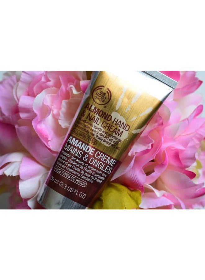 THE BODY SHOP - Almond Hand And Nail Cream 100ml - Image 1
