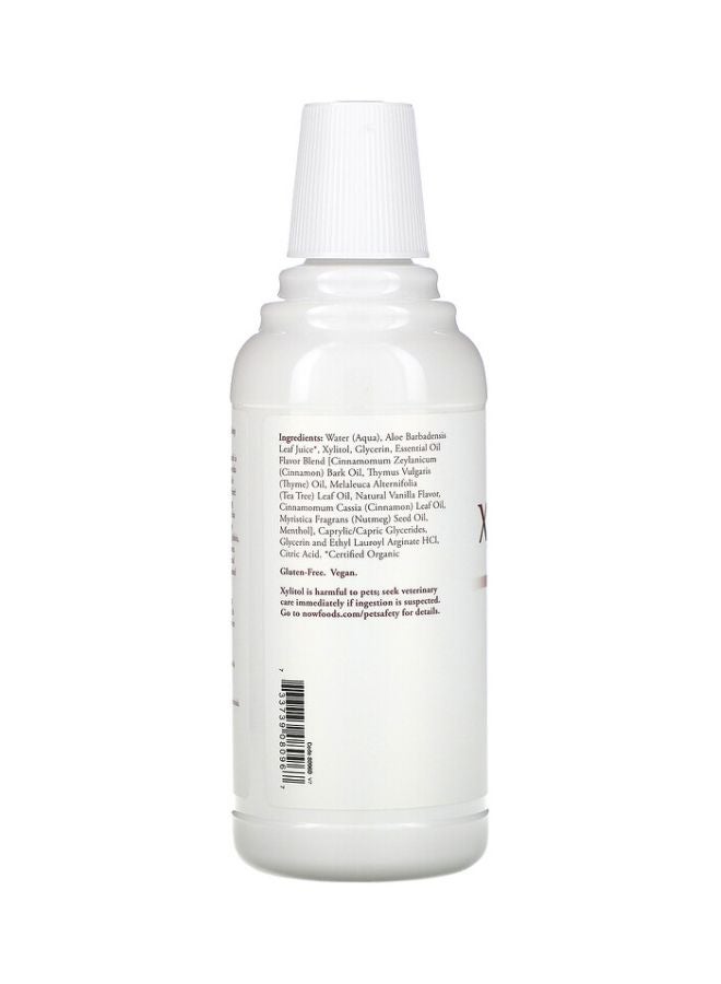 Now Foods Xyli White Cinnafresh Mouthwash 473ml - Image 2