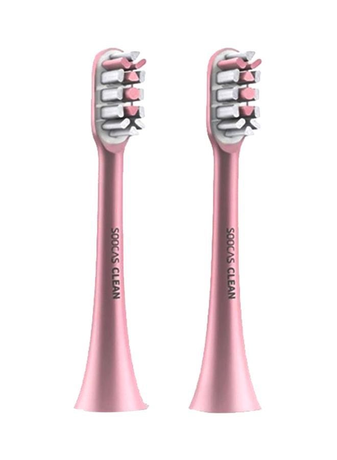 Xiaomi 2-Piece Electric Toothbrush Head Set Pink - Image 1