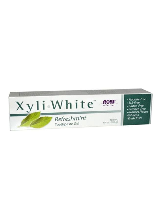 Now Foods Xyli White Refreshmint Toothpaste Gel 181grams - Image 3