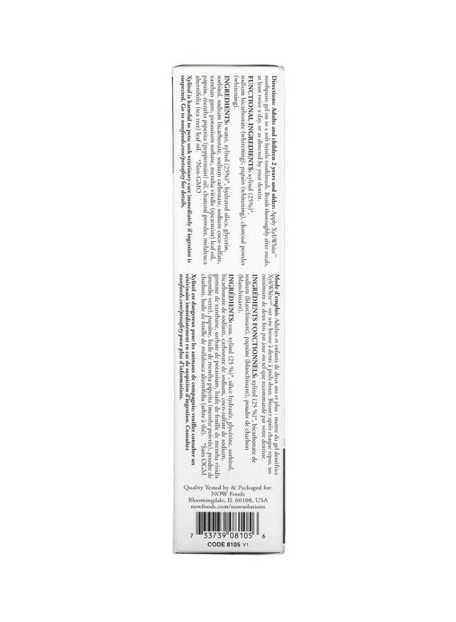 Now Foods - XyliWhite Charcoal Refresh Toothpaste Gel 181grams - Image 1