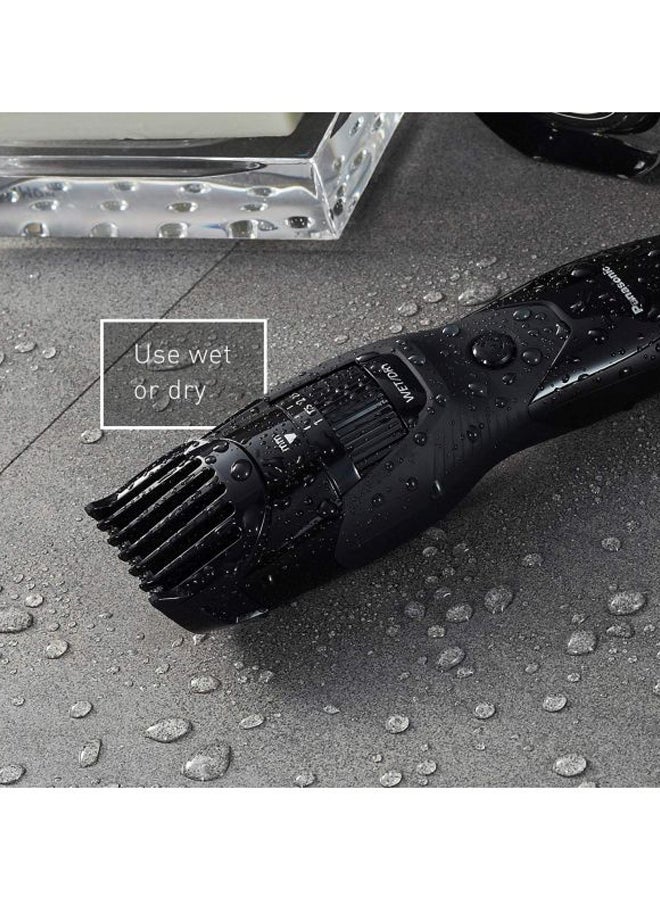 Panasonic Wet And Dry Electric Beard Trimmer For Men With 19 Cutting Lengths, Er-Gb42 Black 17.7x4.7x4.2cm  - Image 4