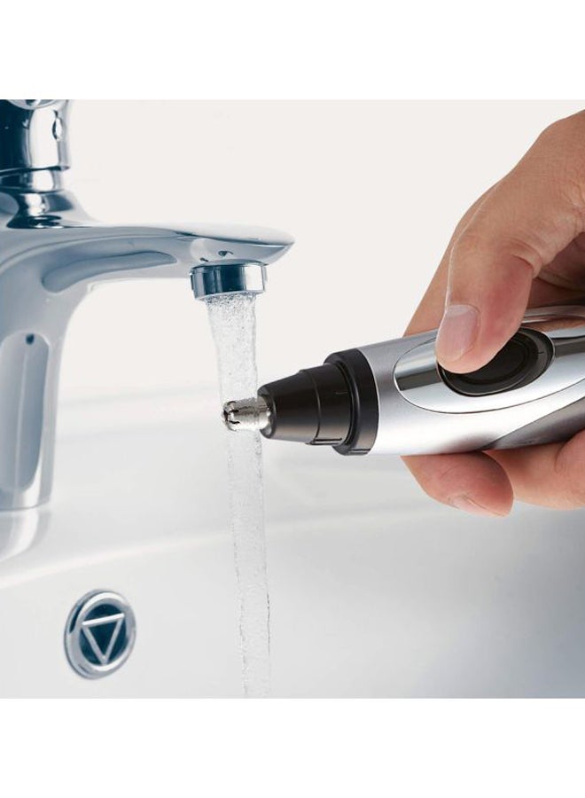 Panasonic - Nose and Ear Hair Trimmer Black/Silver - Image 1