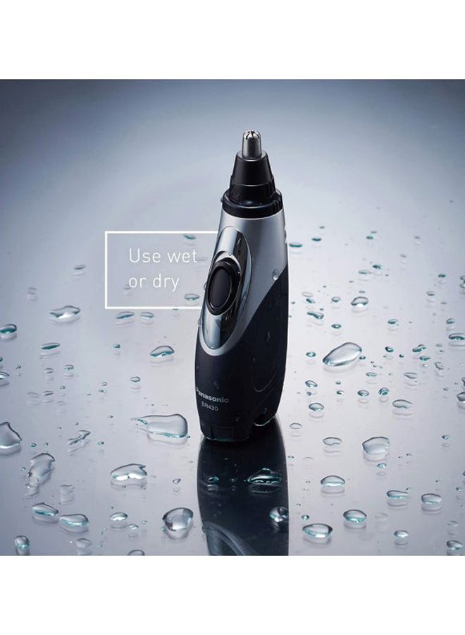 Panasonic - Nose and Ear Hair Trimmer Black/Silver - Image 1