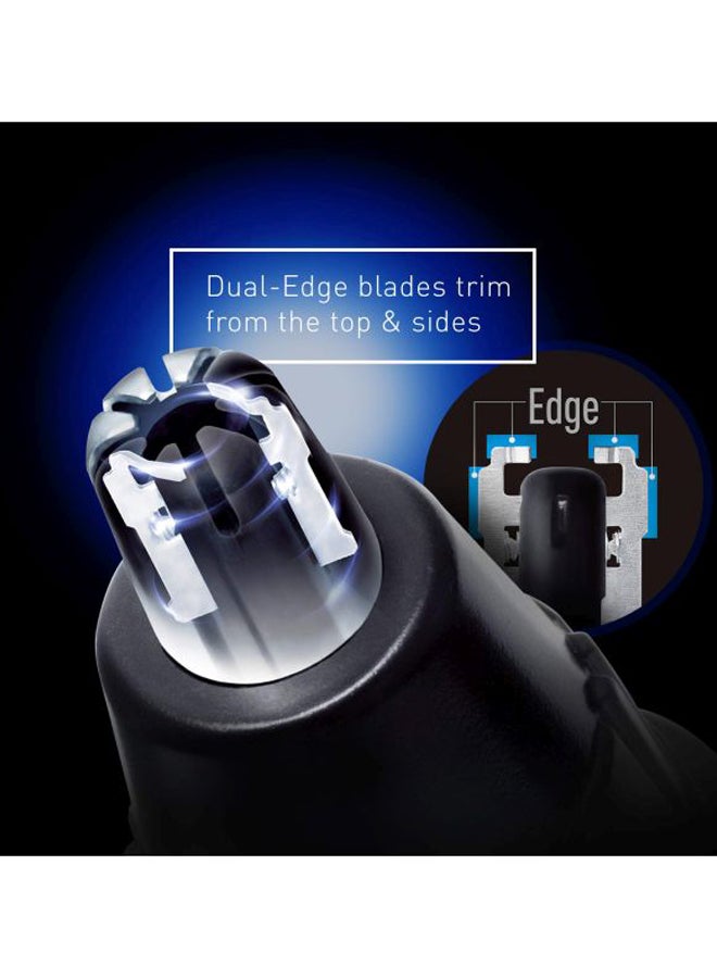 Panasonic - Nose and Ear Hair Trimmer Black/Silver - Image 1