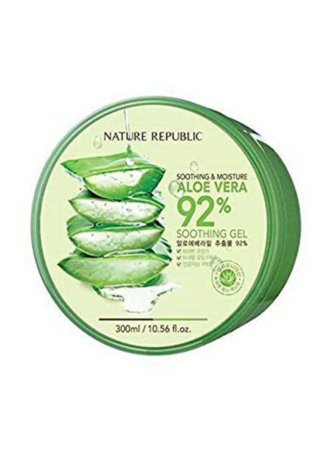 NATURE REPUBLIC - Aloe Vera Soothing Moisture Gel 300ml - Image 1