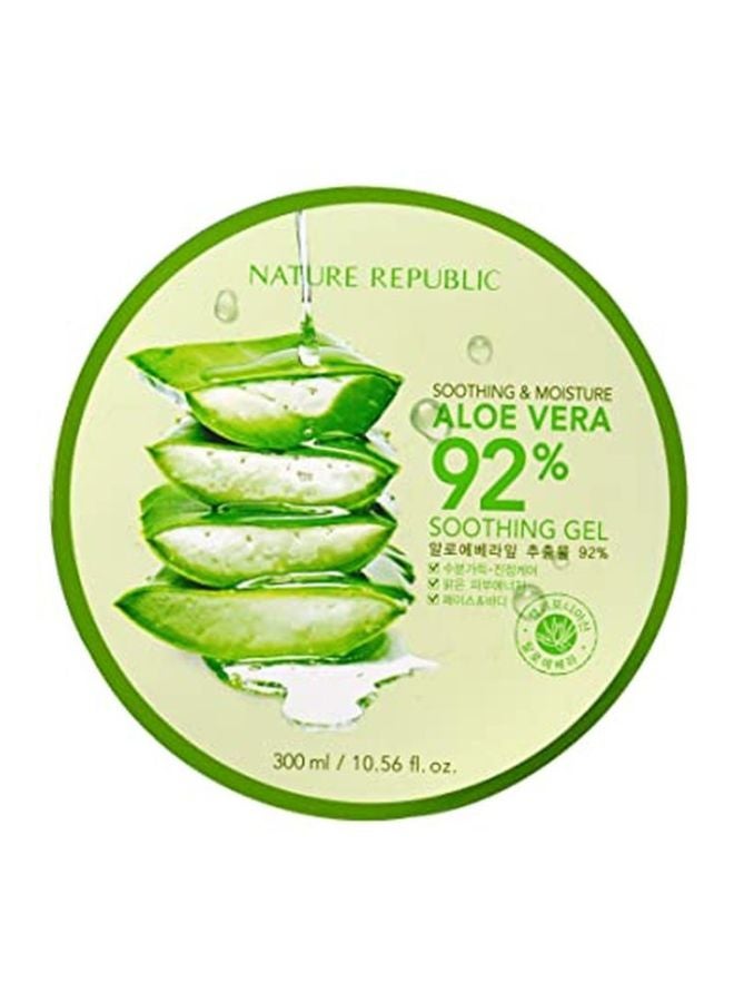 NATURE REPUBLIC - Aloe Vera Soothing Moisture Gel 300ml - Image 1