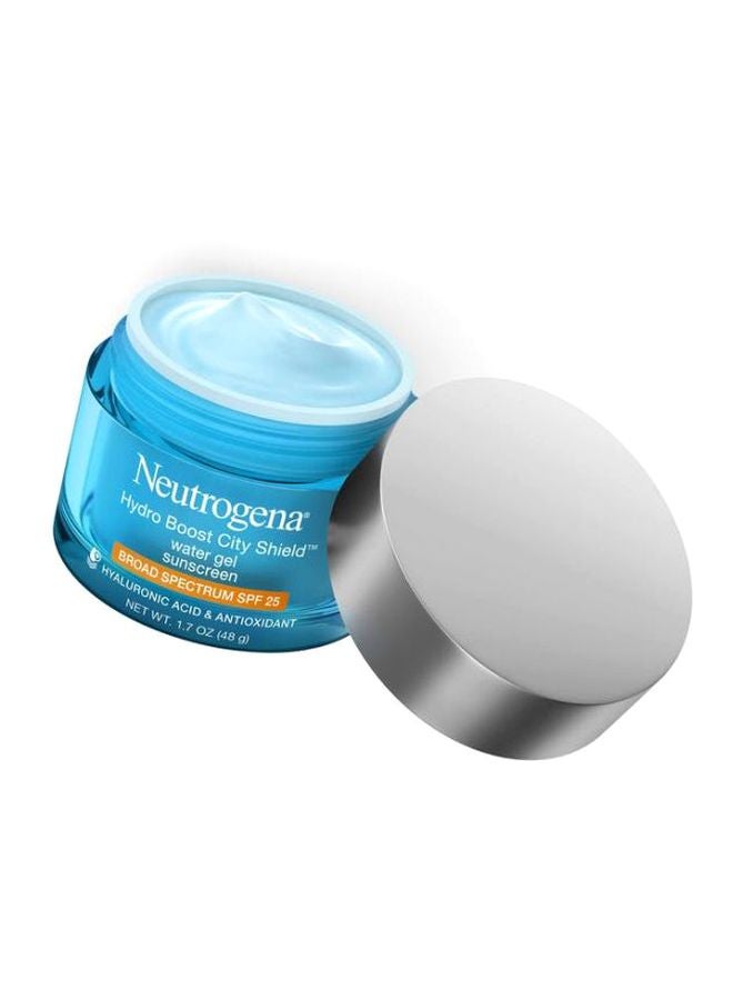 Neutrogena Hydro Boost City Shield Water Gel With Hydrating Hyaluronic Acid Antioxidants And Broad Spectrum Spf 25 Sunscreen 1.7 Oz Blue 1.7ounce - Image 3