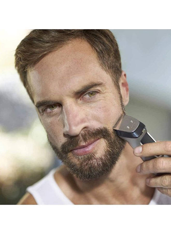 Philips - Multigroom All-in-One Trimmer Series 7000, 23 Piece Mens Grooming Kit For Beard Head Body And Face Grey/Black - Image 1