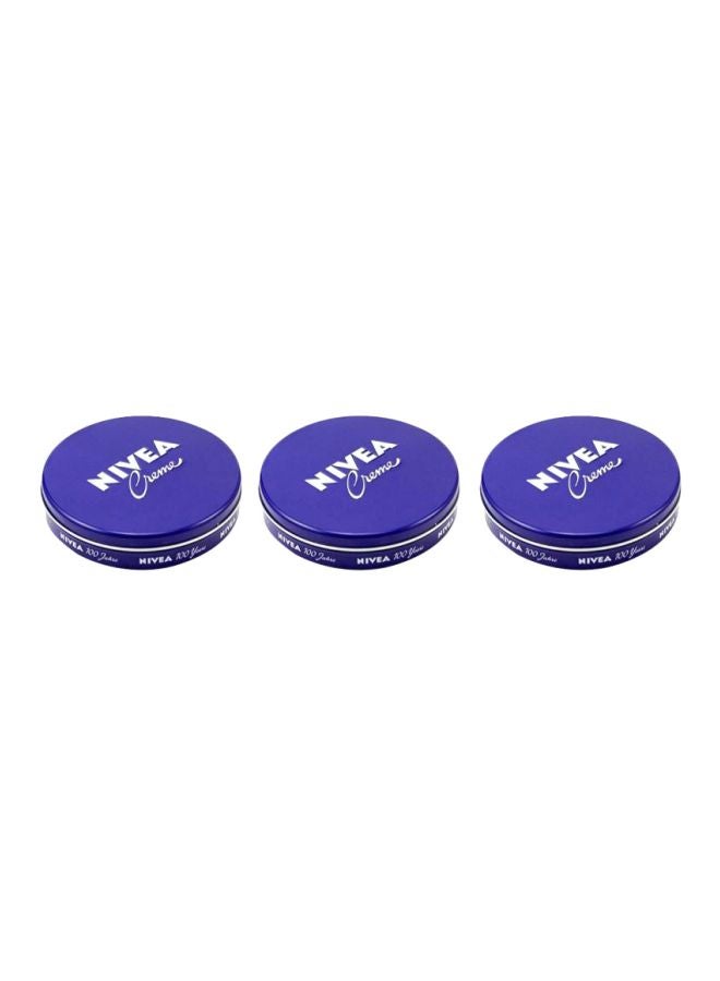 Nivea Pack Of 3 Moisturizing Cream Set Blue 3x29grams - Image 1