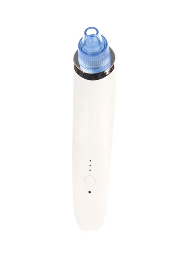 شاربدو جهاز كهربائي لإزالة وشفط حب الشباب والرؤوس السوداء أبيض/أزرق/فضي 10سم - Image 1