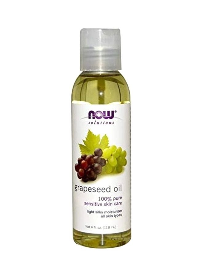Now Foods Grapeseed Oil Sensitive Skin Care Moisturizer, 4 Oz 1.25inch  - Image 1