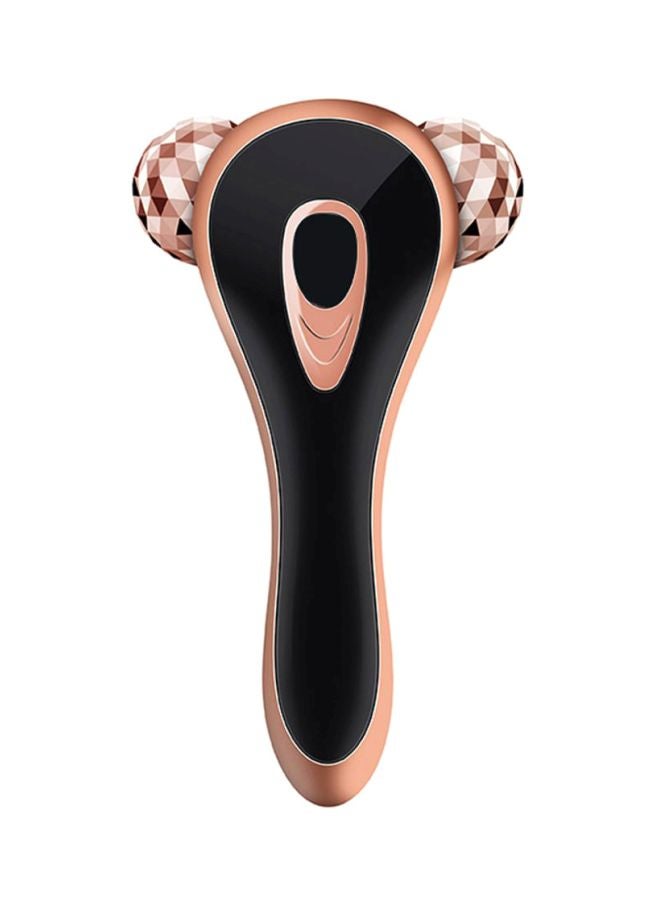 Sharpdo 3D Face Roller Messager Black/Rose Gold 17x9.5x3.6cm