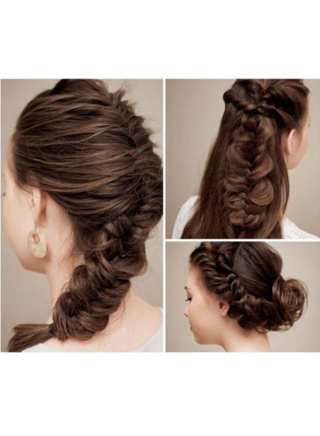 Sharpdo Pack Of 2 Hair Dressing Braider Black 5.6x0.3x18.5cm - Image 3