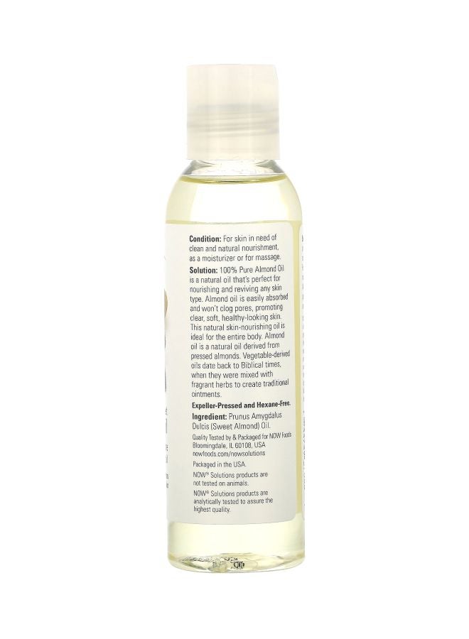 Now Foods Sweet Almond Oil 118ml  - Image 2