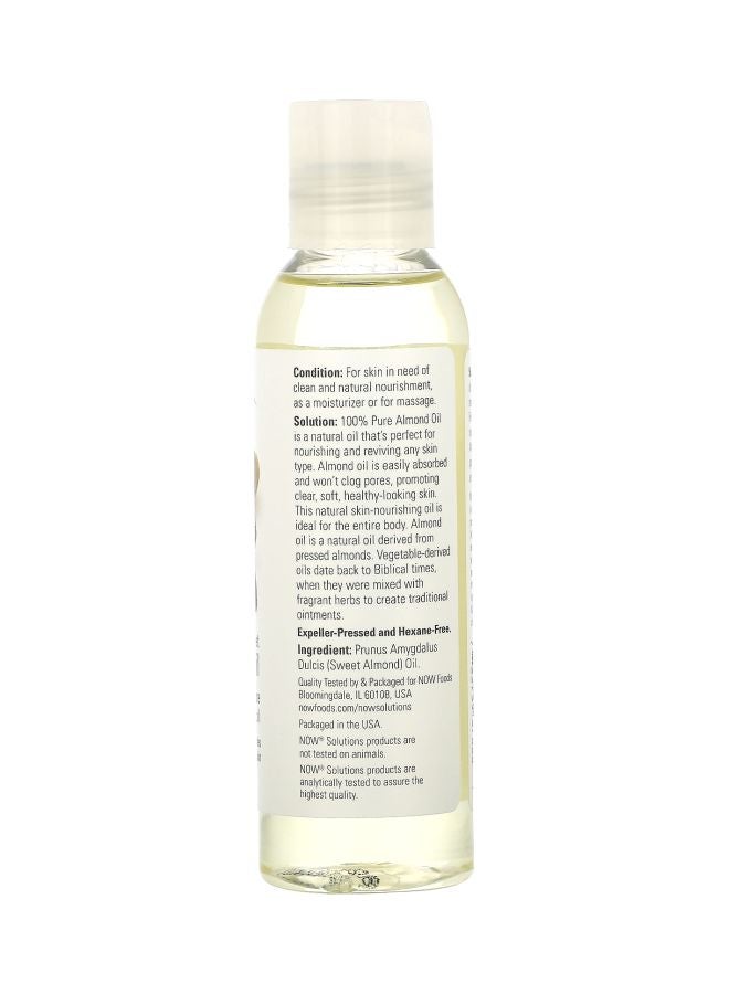Now Foods Sweet Almond Oil 118ml  - Image 2