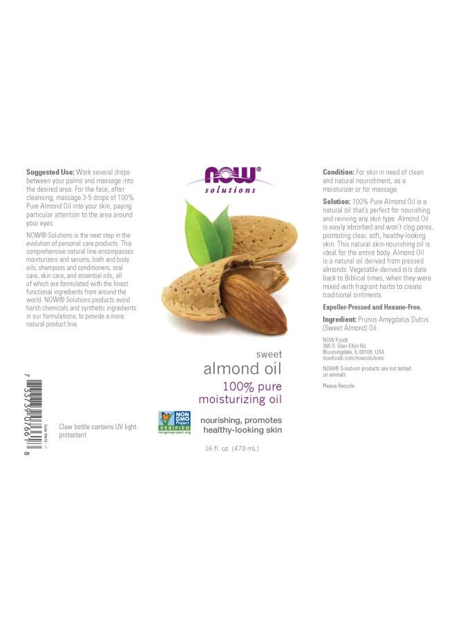 Now Foods Sweet Almond Oil  - Image 3