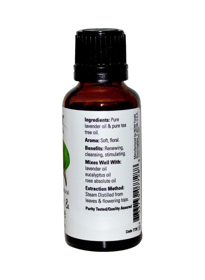 Now Foods Lavender And Tea Tree Essential Oil 30ml  - Image 2