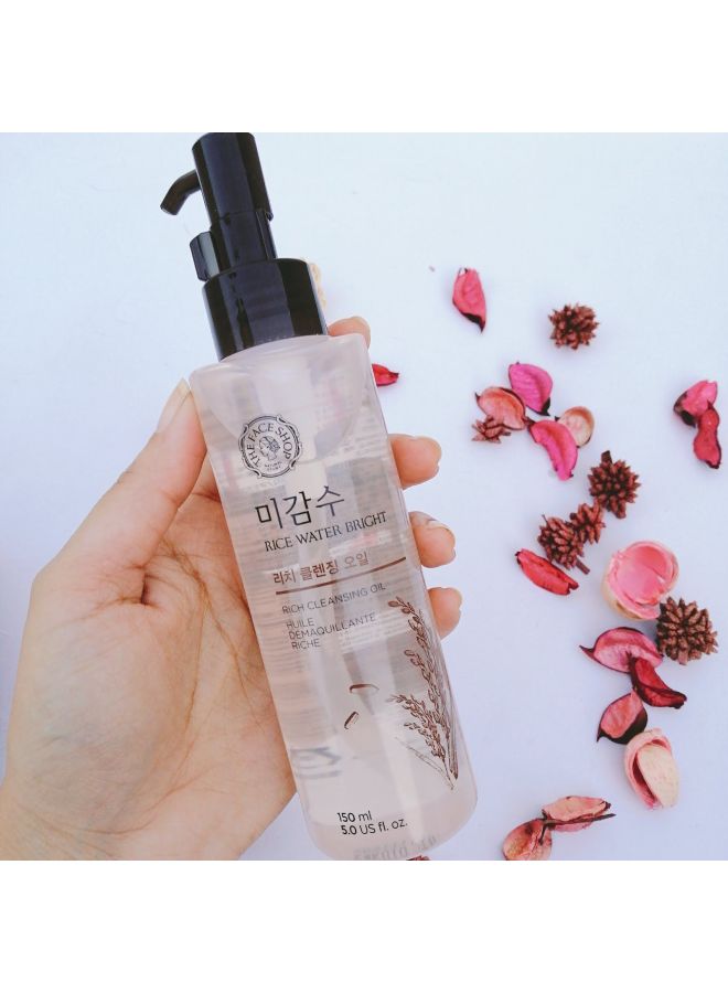 THE FACE SHOP - Rice Water Bright Rich Cleansing Oil 150ml - Image 1
