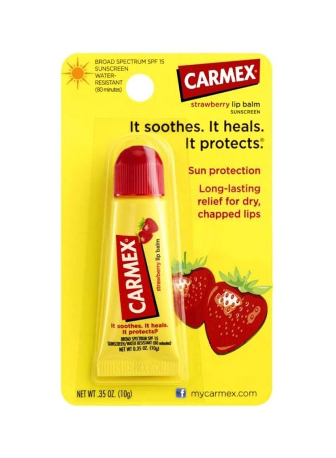 CARMEX Pack Of 12 Strawberry Flavour Lip Balm  - Image 2