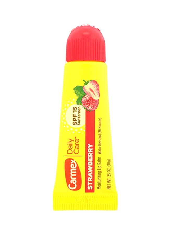 CARMEX - Strawberry Moisturizing Lip Balm SPF 15 Yellow - Image 1