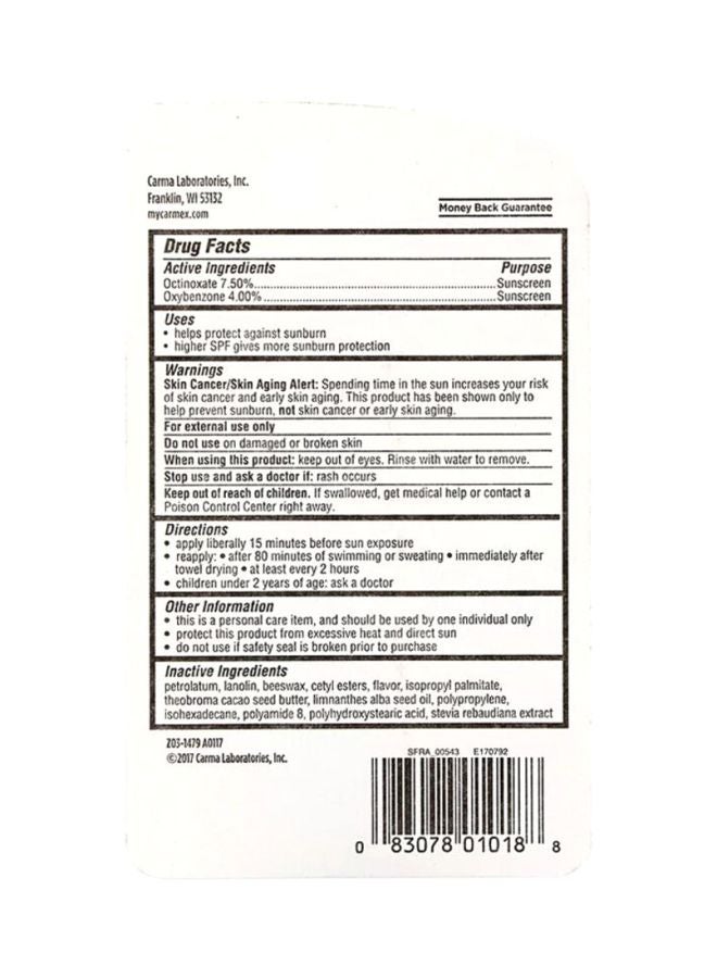 CARMEX - Strawberry Moisturizing Lip Balm SPF 15 Yellow - Image 1