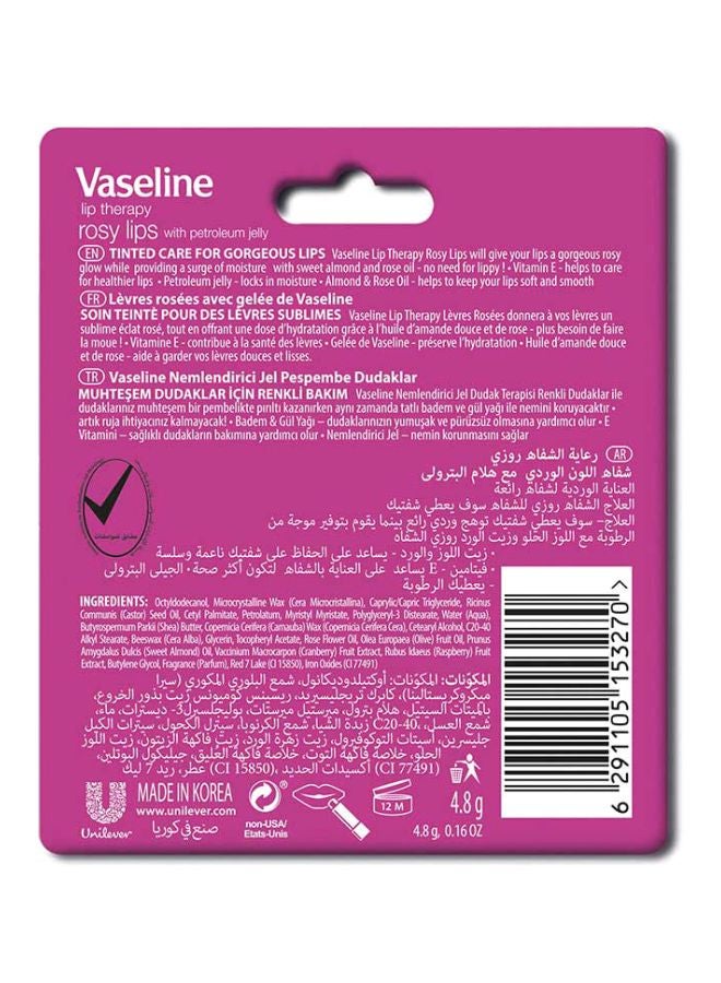 Vaseline Rosy Lips Therapy Balm Stick 4.8grams - Image 3