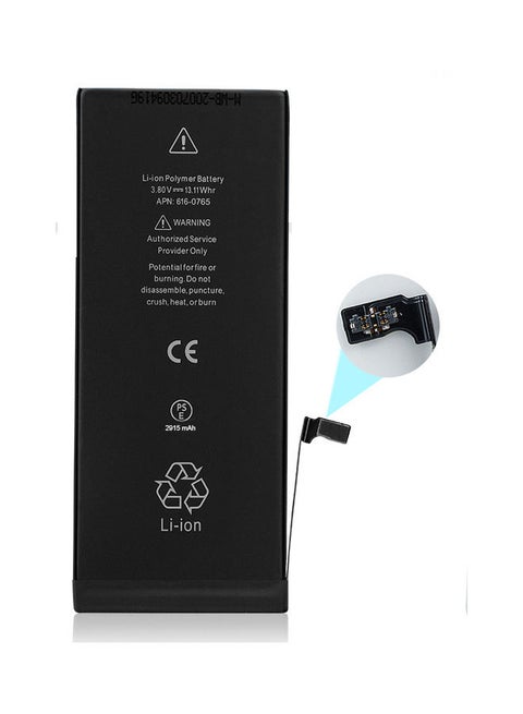 2915.0 mAh Replacement Battery For Apple iPhone 6 Plus Black