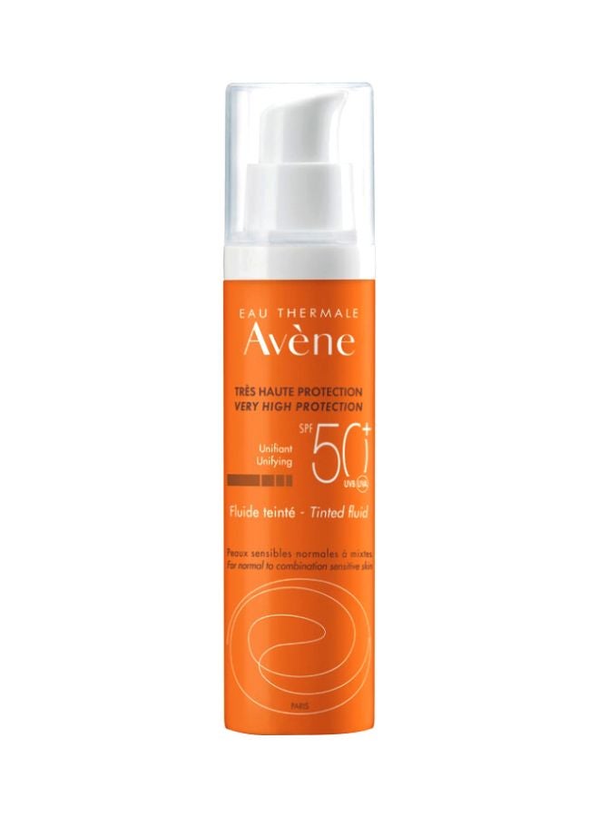 Avene Tinted Fluide SPF 50+ Sunscreen 50ml - Image 1