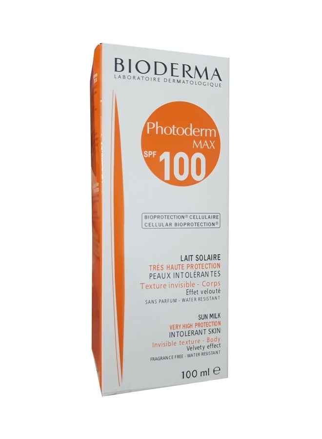 بيوديرما فوتوديرم ماكس حليب بعامل حماية من أشعة الشمس الضارة SPF100 100ملليلتر - Image 2